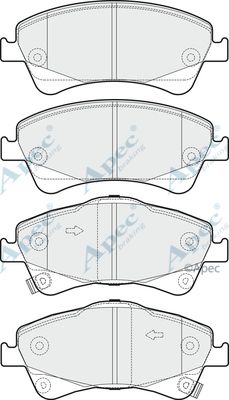 APEC BRAKING Jarrupala, levyjarru PAD1707